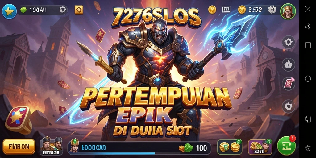 Tampilan gameplay seru dalam pertempuran Battle Royale.
