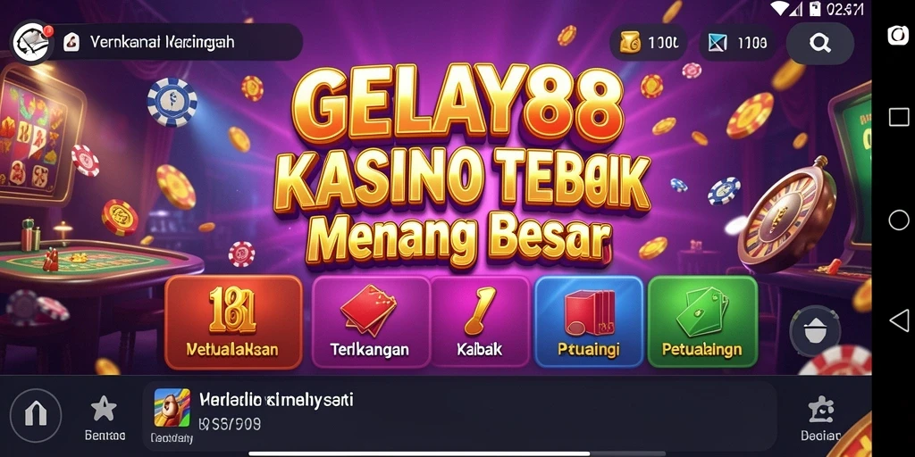 Tampilan gameplay Kasino GELAY88 yang menarik dan interaktif.