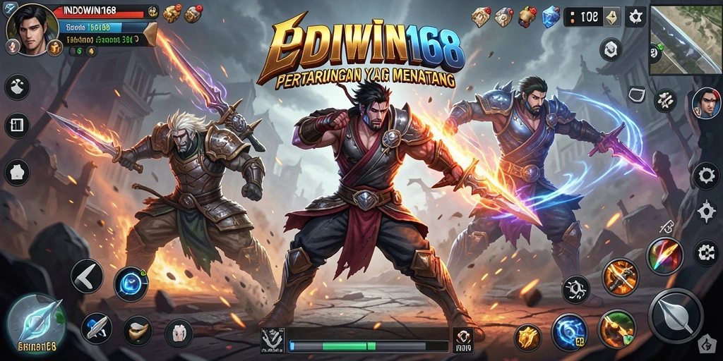 Gameplay seru dengan karakter bertarung di INDOWIN168.