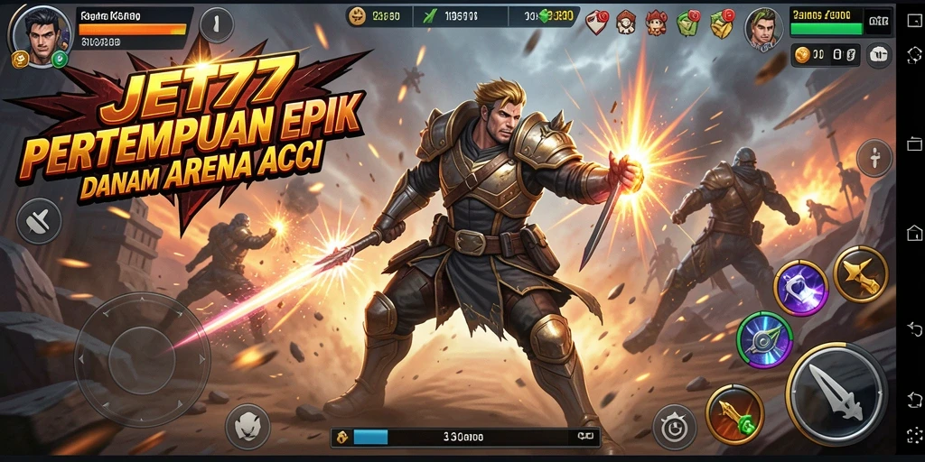Tampilan gameplay seru dari JET77 dalam aksi penuh adrenalin.