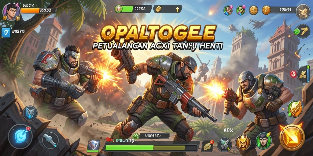 Tampilan gameplay seru di OPALTOGEL dengan aksi tak terbatas.