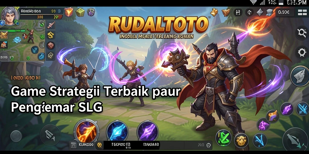 Tampilan gameplay RUDALTOTO yang seru dan strategis.
