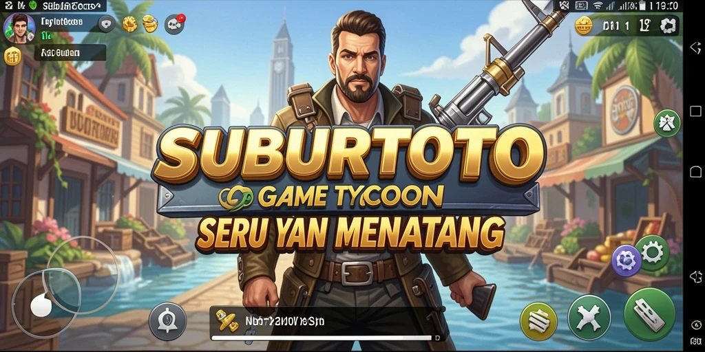 Tampilan gameplay SUBURTOTO yang penuh strategi Tycoon.